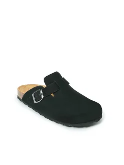 Leren clogs 