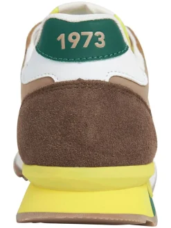 Leren hardloopschoenen lichtbruin