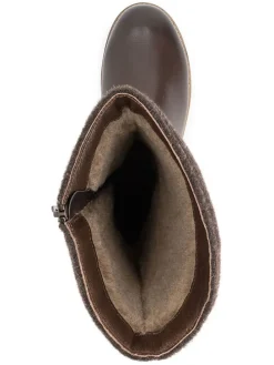 Leren laarzen "Lagen" bruin