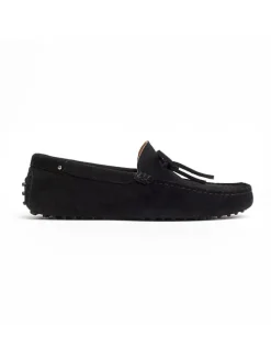 Leren mocassins "Andy" zwart