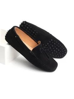 Leren mocassins 