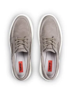 Leren mocassins beige