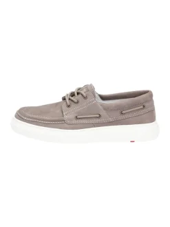 Leren mocassins beige