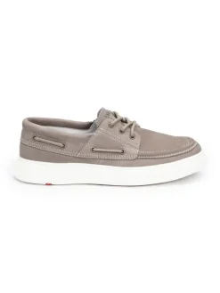Leren mocassins beige