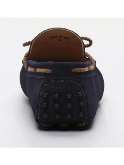 Leren mocassins 