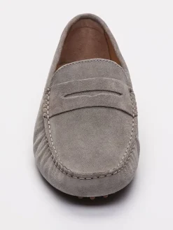 Leren mocassins 