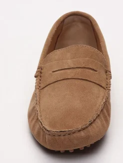 Leren mocassins "Cole" lichtbruin