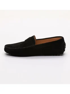 Leren mocassins 