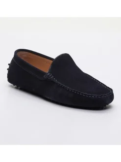 Leren mocassins 