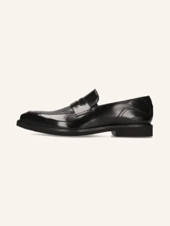 Leren mocassins 