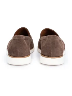 Leren mocassins 