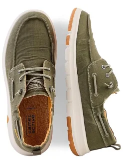 Leren mocassins "Harvest" kaki