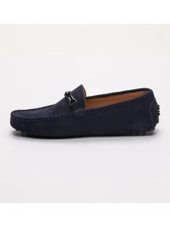 Leren mocassins 