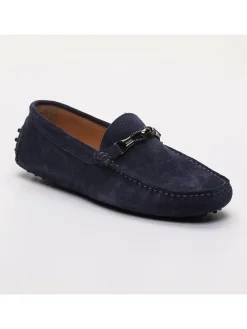 Leren mocassins 