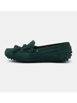 Leren mocassins 