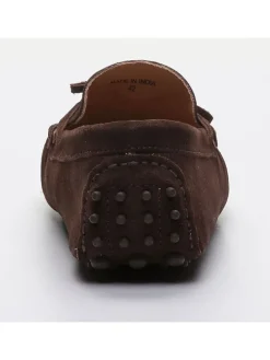 Leren mocassins 