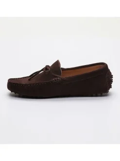 Leren mocassins 