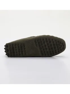 Leren mocassins 