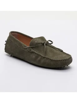Leren mocassins 