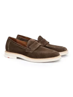 Leren mocassins 