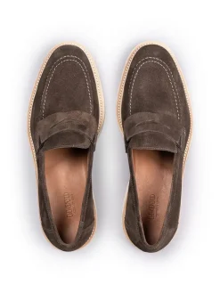 Leren mocassins 