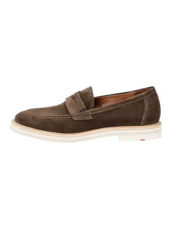 Leren mocassins 