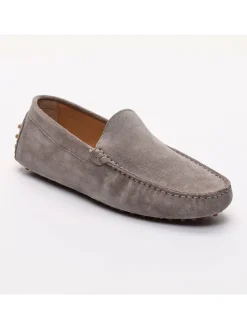Leren mocassins 