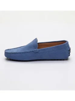 Leren mocassins 