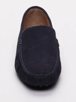 Leren mocassins 