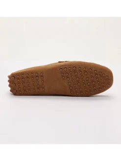 Leren mocassins 