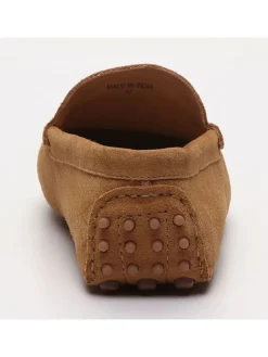 Leren mocassins 