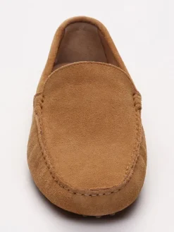 Leren mocassins 