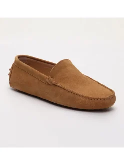 Leren mocassins 