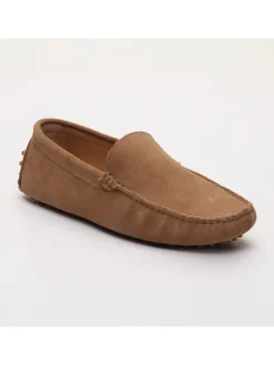 Leren mocassins 