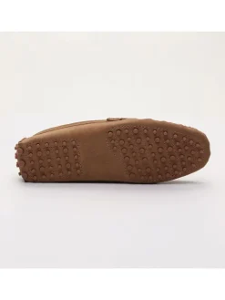 Leren mocassins 