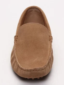 Leren mocassins 