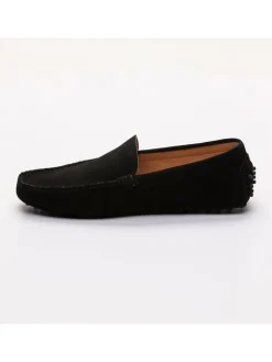 Leren mocassins 