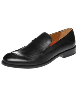 Leren mocassins "Leonardo" zwart