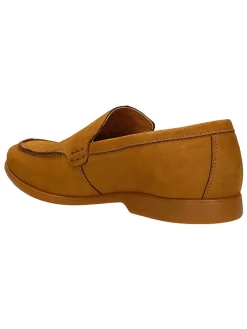 Leren mocassins lichtbruin