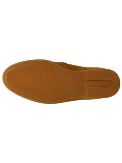 Leren mocassins lichtbruin