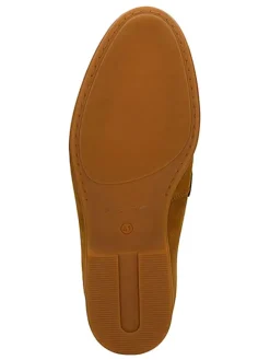 Leren mocassins lichtbruin