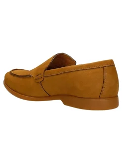 Leren mocassins lichtbruin