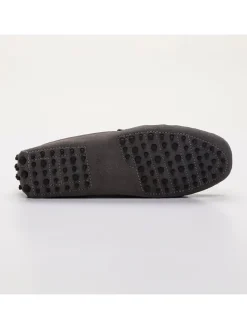 Leren mocassins 