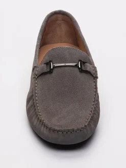 Leren mocassins 