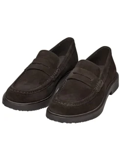 Leren mocassins 