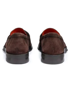 Leren mocassins 