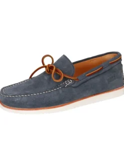Leren mocassins 