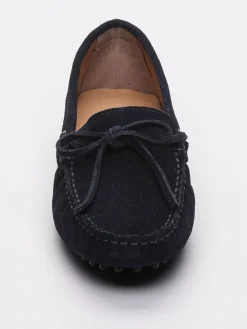 Leren mocassins 