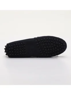 Leren mocassins 