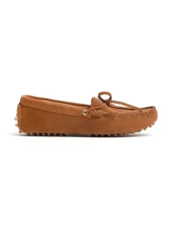 Leren mocassins 